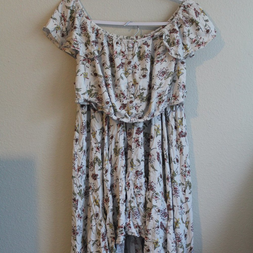 Target floral print matching skirt/blouse